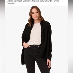 Adrianna Papell Womens Classic S’HUG with tunnel sleeves.3 ways to chic in 1